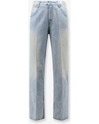 Tonywack - Flared-Leg Cotton Jeans Faded Light - Lyst