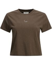 Maison Kitsuné - "Baby Fox" Crew-Neck T-Shirt - Lyst