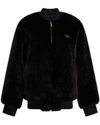 Prada - Re-Nylon Reversible Bomber Jacket - Lyst