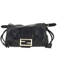 Fendi - Small Leather 'Baguette Soft' Bag - Lyst