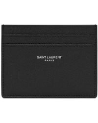 Saint Laurent - Paris" Cards Holder - Lyst