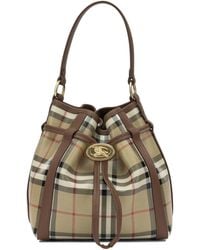 Burberry - Check Mini Handbag - Lyst