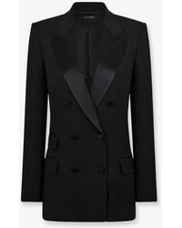 Tom Ford - Wool Tuxedo Blazer - Lyst