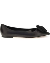 Roger Vivier - Suede Rose Vivier Ballerinas - Lyst