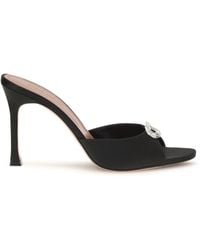 AMINA MUADDI - Mule Sandals Camelia Satin - Lyst