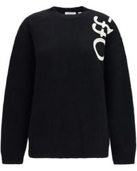 Off-White c/o Virgil Abloh - Vertical Bookish Crewneck Sweater - Lyst