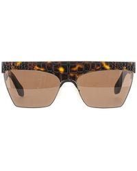 Alaïa - Croco-Effect Sunglasses - Lyst