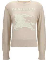 Burberry - Ekd Cotton-Wool Sweater - Lyst