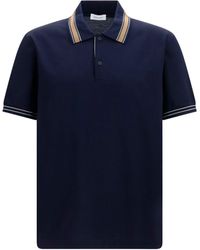 Ferragamo - Cotton Piqué Polo Shirt - Lyst