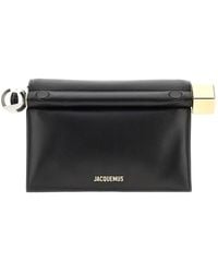 Jacquemus - Nappa Leather 'Rond Carré' Clutch - Lyst