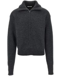 Lemaire - Virgin Wool Full-Zip Cardigan - Lyst