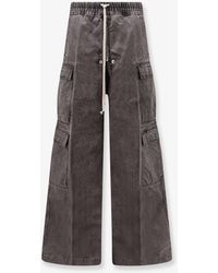 Rick Owens - Cotton Double Cargo Jumbo Beas Trousers - Lyst