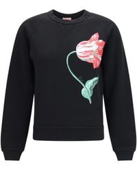 KENZO - Tulip Cotton Sweatshirt - Lyst