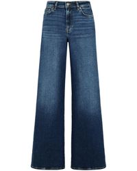 7 For All Mankind - Cotton Blend Fight Jeans - Lyst