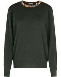 Burberry - 'Michael' Dark Wool Sweater - Lyst