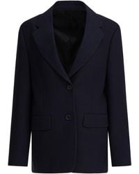 Prada - Single-Breasted Wool Jacket - Lyst