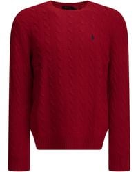Polo Ralph Lauren - Crew-Neck Sweater With Logo - Lyst