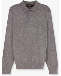 Loro Piana - Ice Wish Melange Cotton Polo Shirt - Lyst