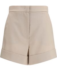 Max Mara - Mohair And Silk Canvas Shorts - Lyst