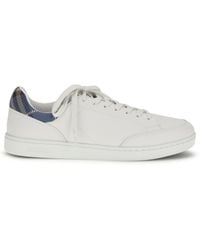 Burberry - Set Leather Sneakers - Lyst