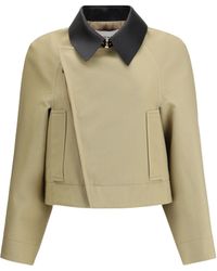 Givenchy - Cropped Caban Coat - Lyst