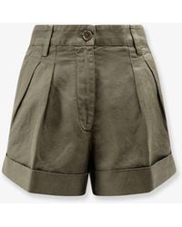 Aspesi - Shorts Cotone Lino - Lyst