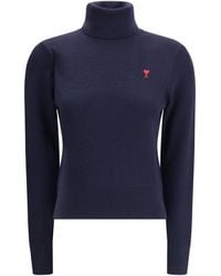 Ami Paris - Knitwear - Lyst