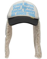 Kapital - Denim Repair Service Lumber Trucker Hat - Lyst