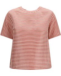 Cruna - Short-Sleeved Linen T-Shirt - Lyst