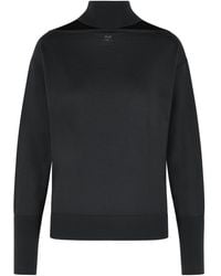 Courreges - Merino Wool Turtleneck Sweater - Lyst
