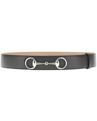 Gucci - Horsebit 1955' Leather Belt - Lyst