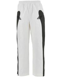 Umbro - Technical Ripstop Pants With Logo Embroidery - Lyst