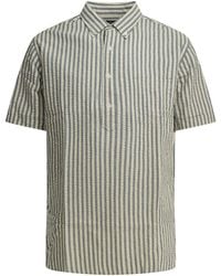 Beams Plus - Casual Cotton Seersucker Shirt - Lyst