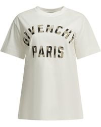Givenchy - Paris Crew-Neck T-Shirt - Lyst