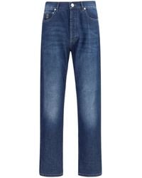Brunello Cucinelli - Lightweight Denim Pants - Lyst