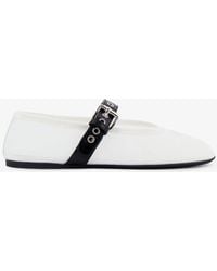 Miu Miu - Mesh Fabric Ballerinas - Lyst