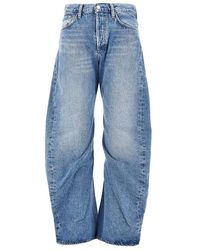 Agolde - Cotton Denim 'Spiral' Jeans - Lyst