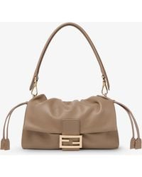 Fendi - Baguette Soft Medium Leather Shoulder Bag - Lyst