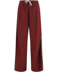 Brunello Cucinelli - Track Pants Cotton-Silk - Lyst