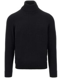 Drumohr - Merino Wool Knitted Turtleneck - Lyst