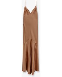 Elisabetta Franchi - Dress Satin - Lyst
