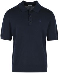 Burberry - 'Marcus' Cashmere Polo Shirt - Lyst