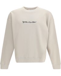 Off-White c/o Virgil Abloh - Script Arrow Crewneck Sweatshirt - Lyst