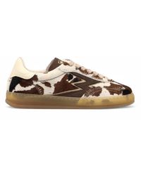 Moaconcept - Club Pony Skin Leather Sneakers - Lyst