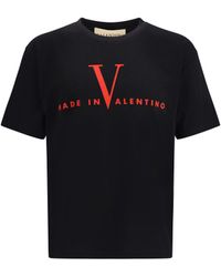 Valentino - T-Shirt With A Â€Œmade - Lyst