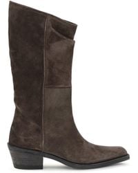 KHAITE - Boots Clive Suede - Lyst