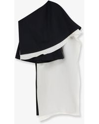 Rohe - Wool Blend Top With Silk Inserts - Lyst