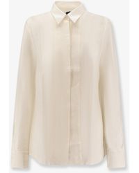BOSS - Bisina Wednesday Lyocell, Silk And Wool Shirt - Lyst