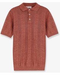 Brunello Cucinelli - Linen And Cotton Blend Polo Shirt - Lyst