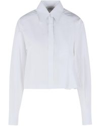 Sportmax - 'Certo' Cropped Shirt - Lyst